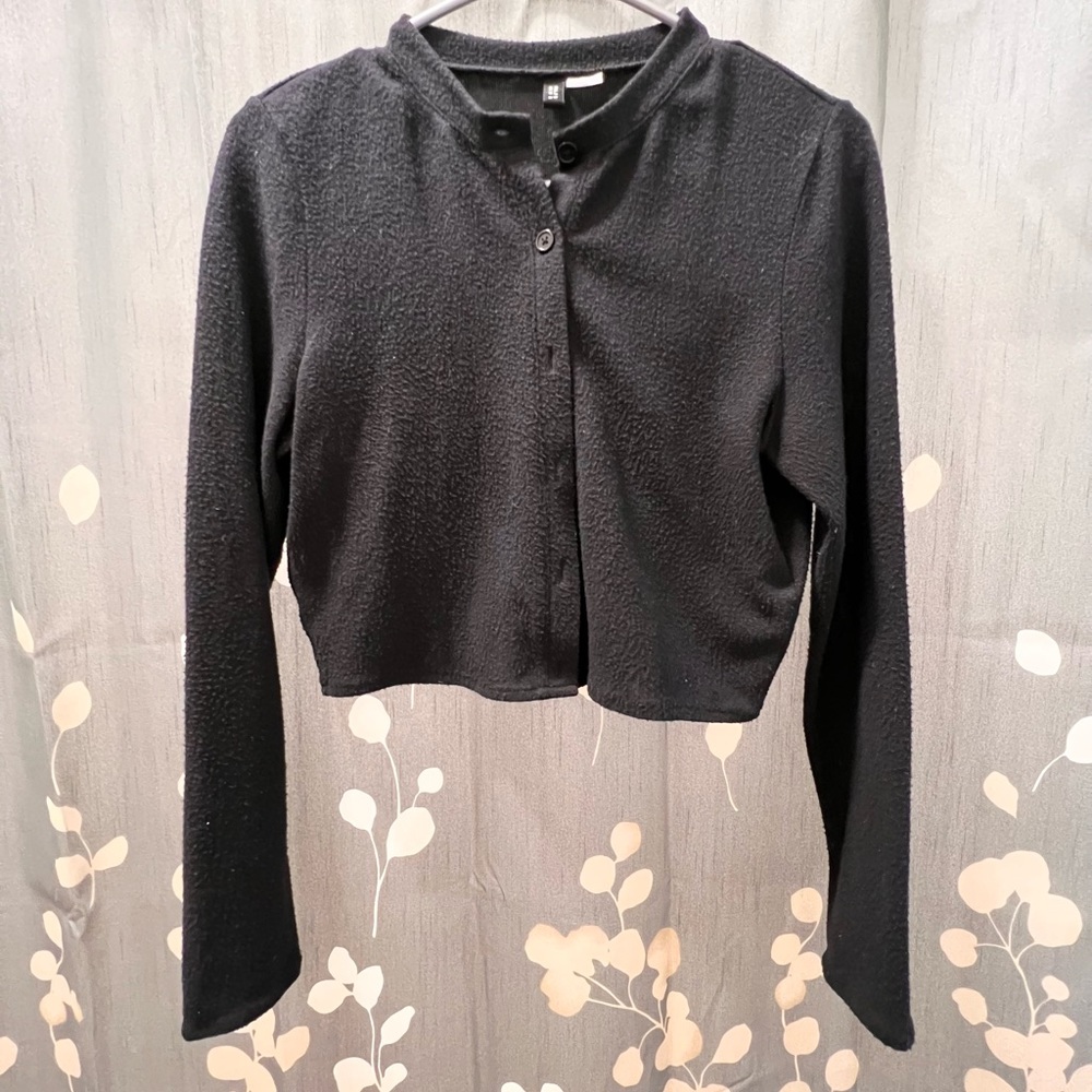 H&M Divided Women’s Cropped Cardigan - Black - M
